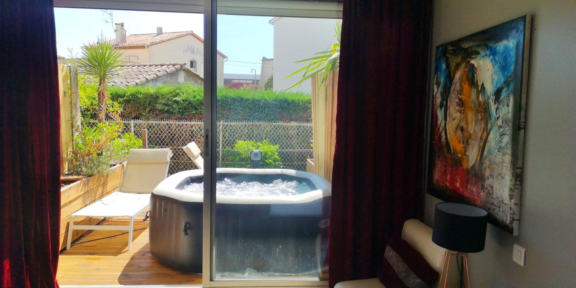 Hotel Sable Et Soleil - Port, Plage Et Jacuzzi Prive Fréjus Værelse billede
